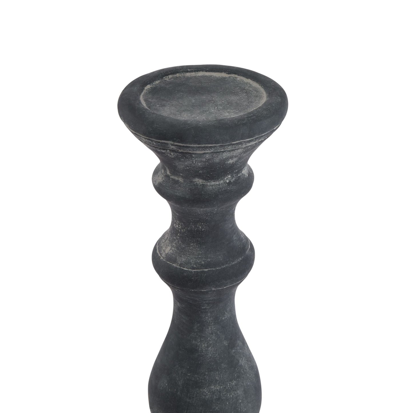 Amalfi Medium Grey Column Candle Holder