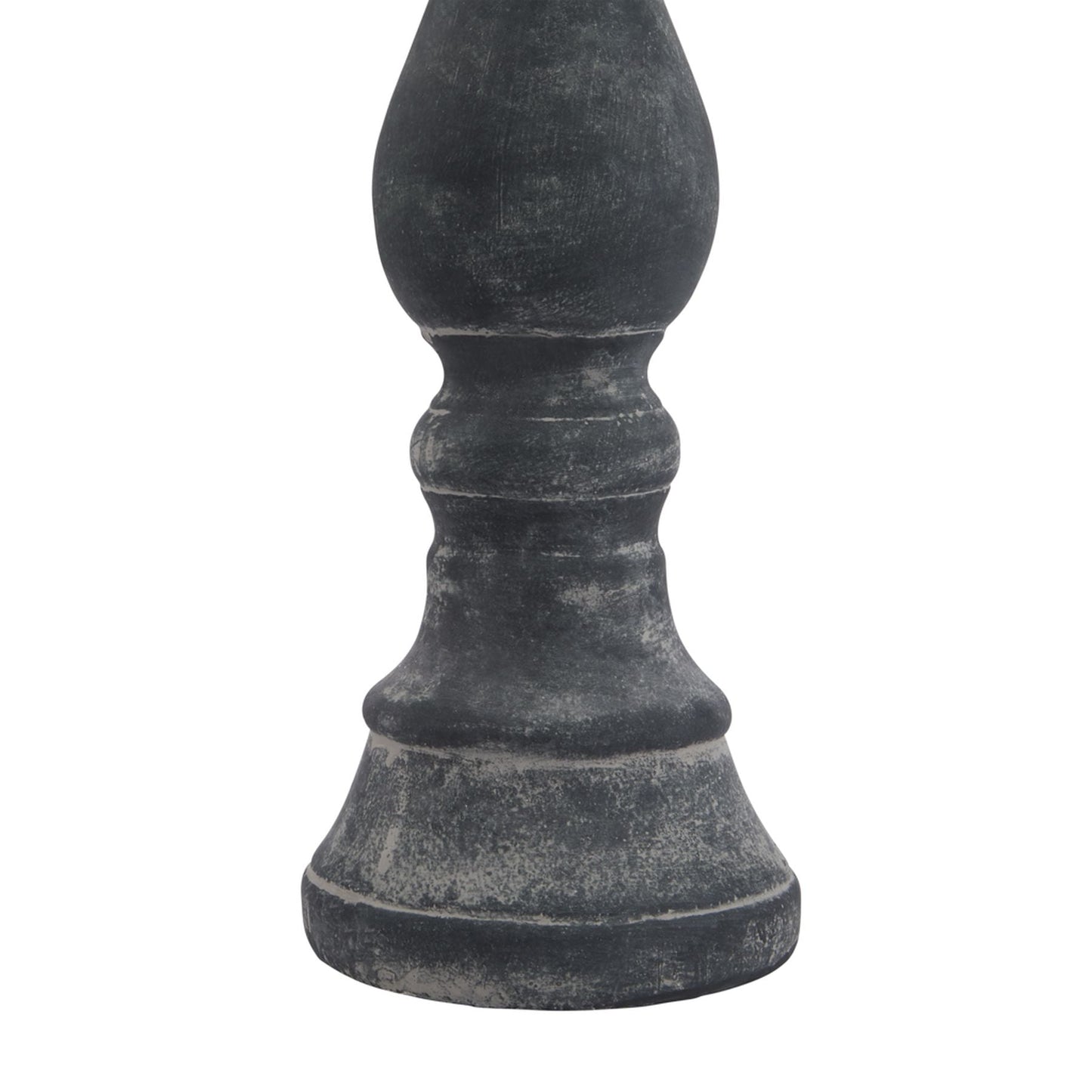 Amalfi Medium Grey Column Candle Holder