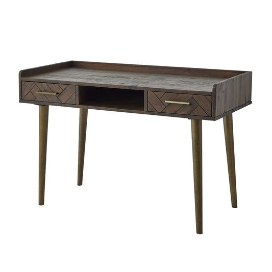 Havana Gold 2 Drawer Desk