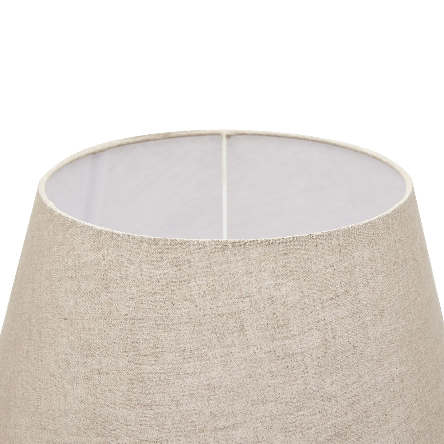 Delaney Grey Goblet Candlestick Lamp With Linen Shade