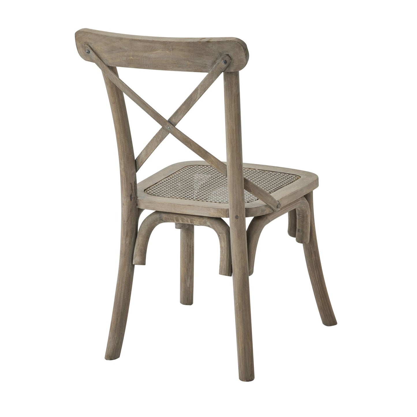 Copgrove Collection Cross Back Chair With Rush Seat