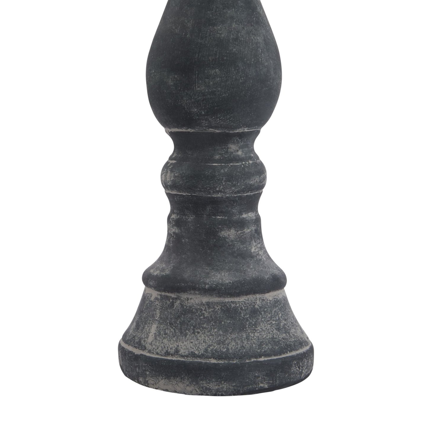 Amalfi Medium Grey  Column Candle Holder