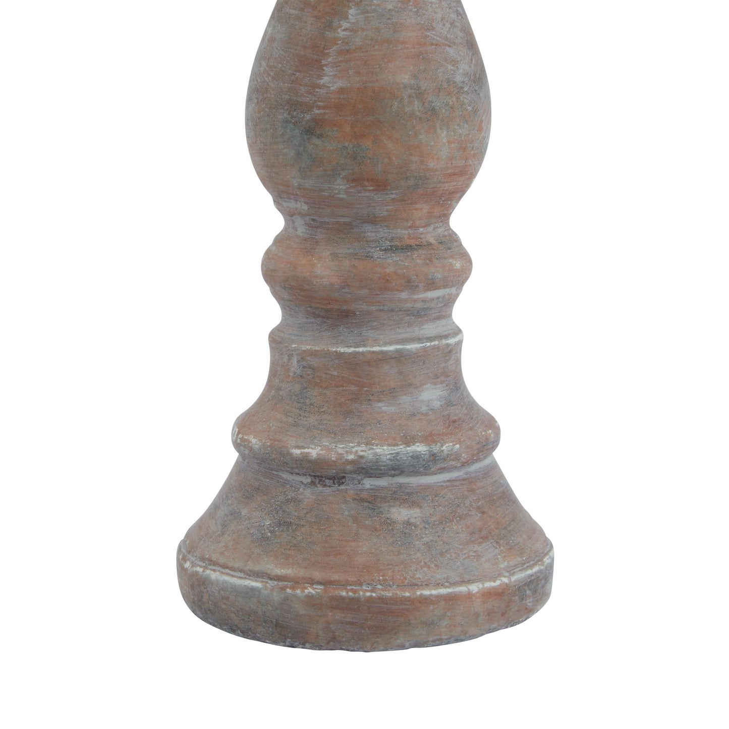 Siena Brown  Column Candle Holder