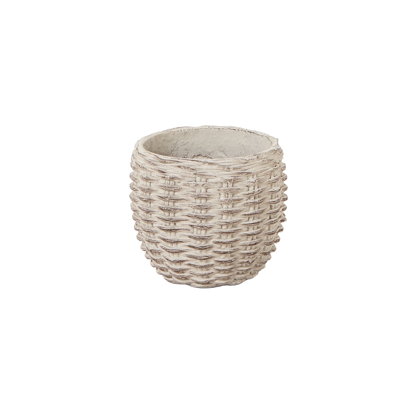 Hellas Natural Clay Wicker Set Of 4 Planters