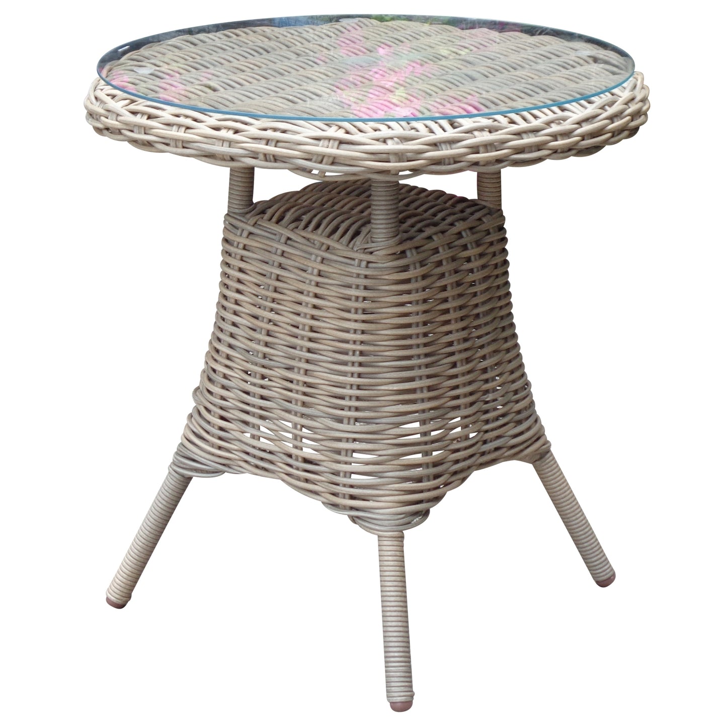 Amalfi Bistro Table With Glass Top