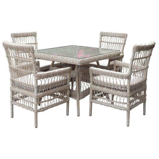 Provence Collection 4 Seater Outdoor Dining Set