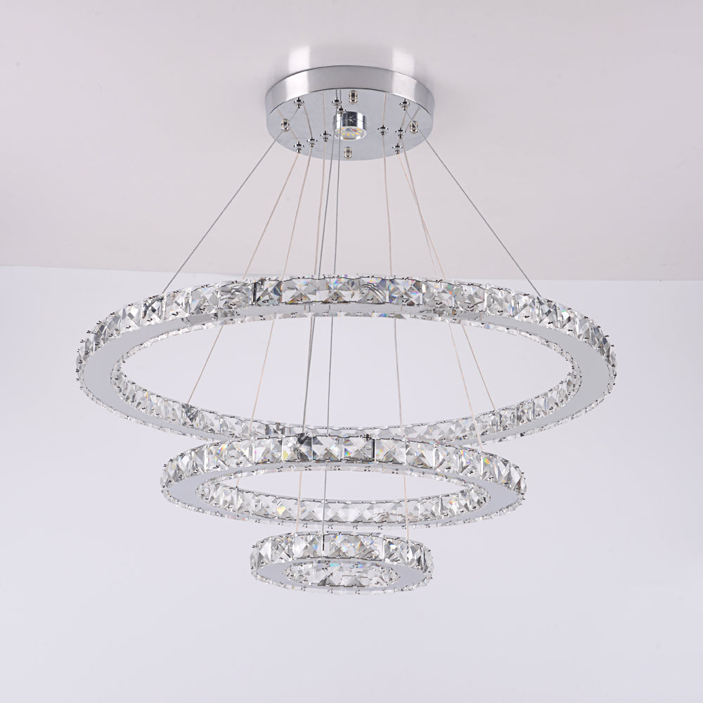 20CM 40CM 60CM MODERN LED RING CHANDELIER