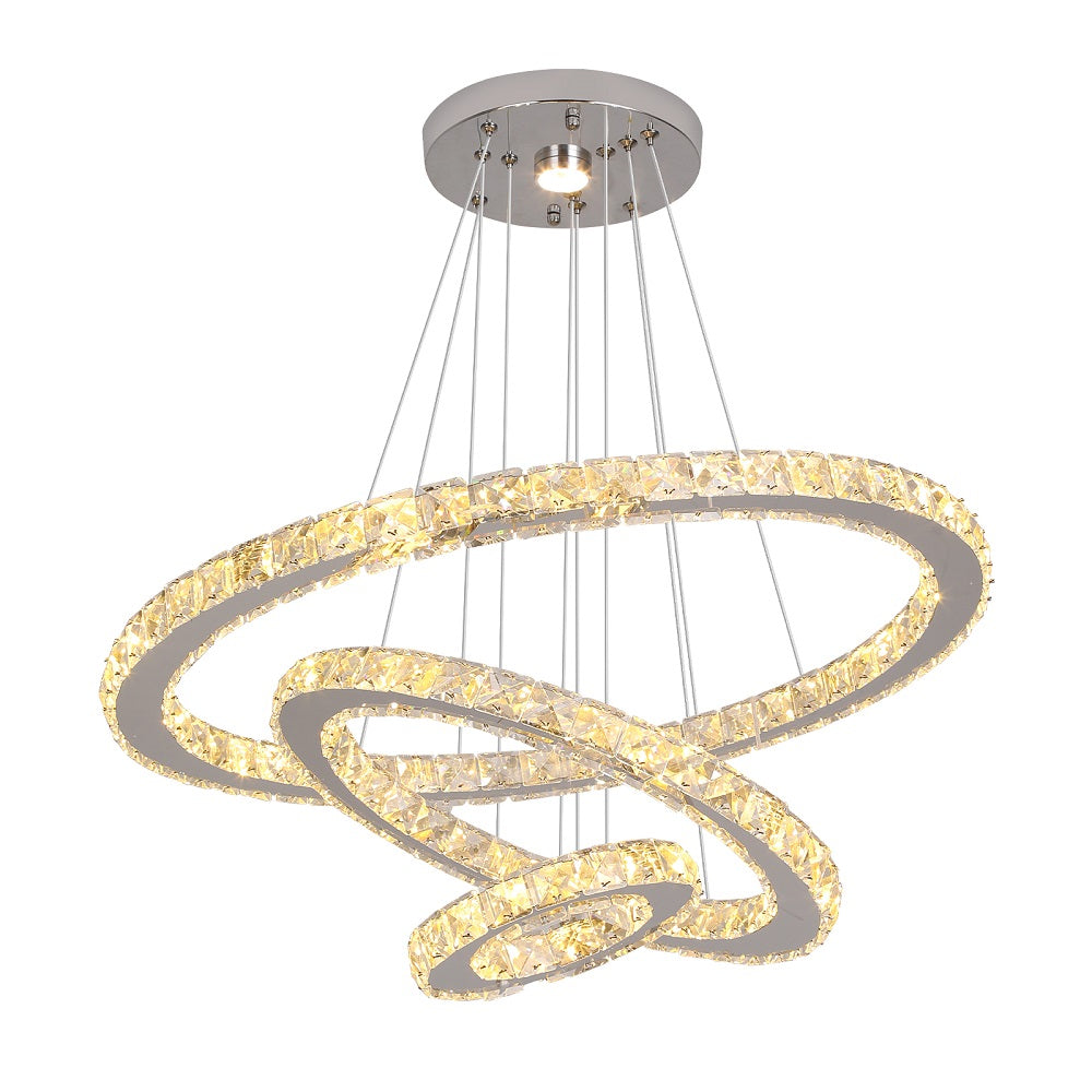 20CM 40CM 60CM MODERN LED RING CHANDELIER