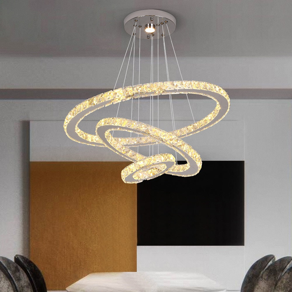 20CM 40CM 60CM MODERN LED RING CHANDELIER