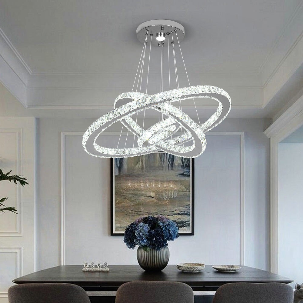 20CM 40CM 60CM MODERN LED RING CHANDELIER