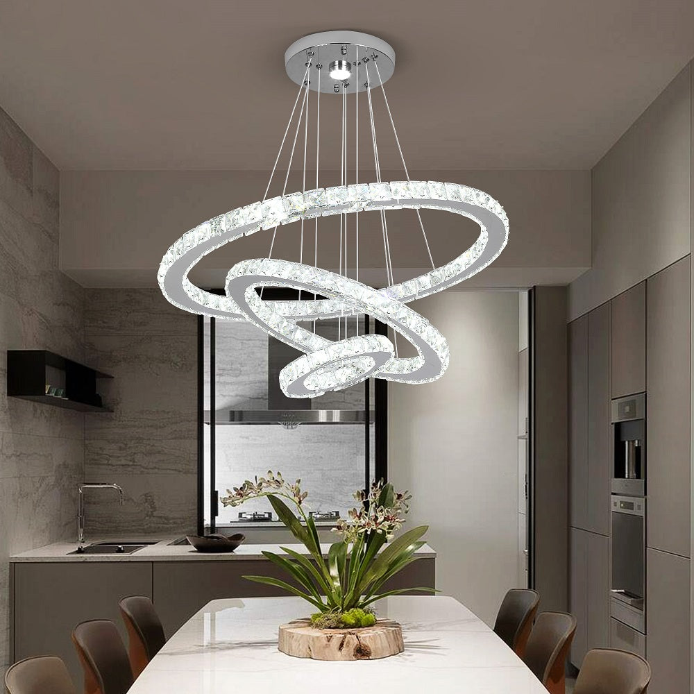 20CM 40CM 60CM MODERN LED RING CHANDELIER