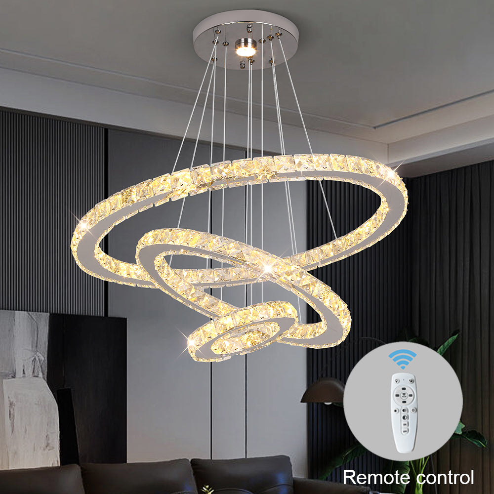 20CM 40CM 60CM MODERN LED RING CHANDELIER