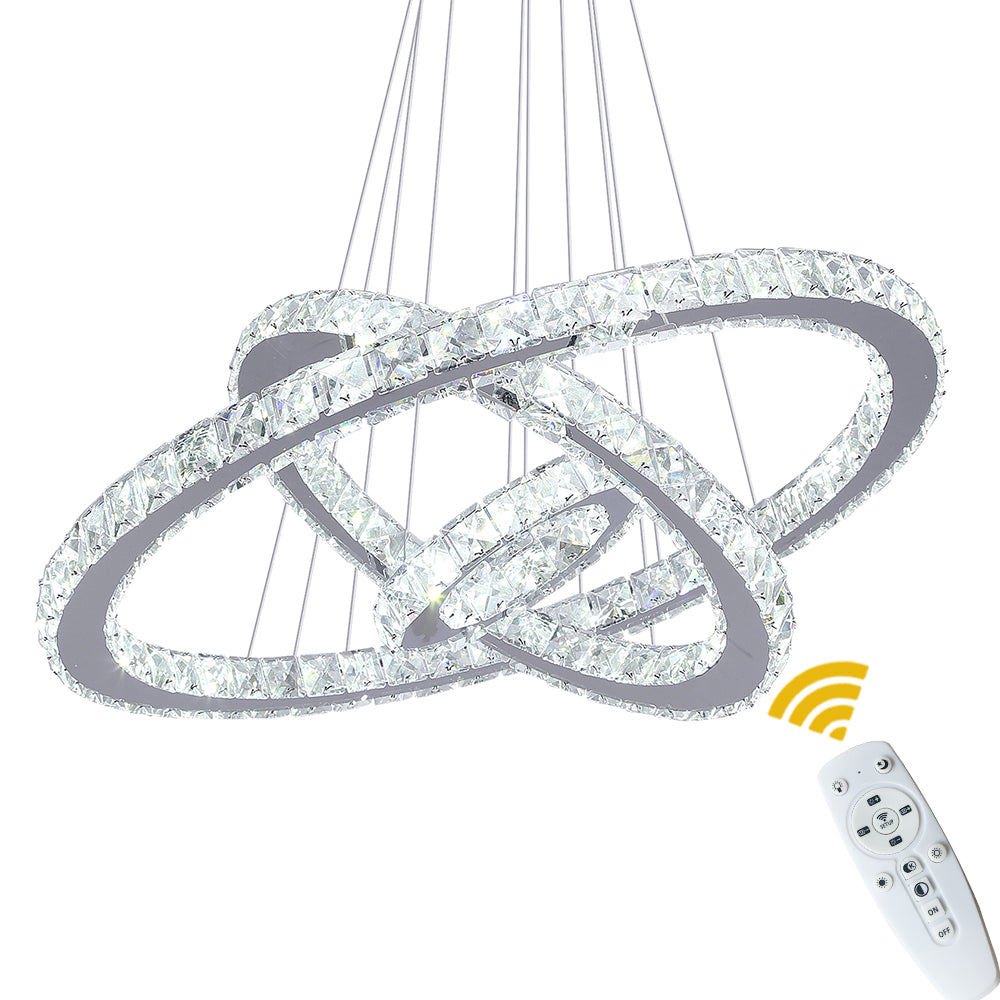 20CM 40CM 60CM MODERN LED RING CHANDELIER